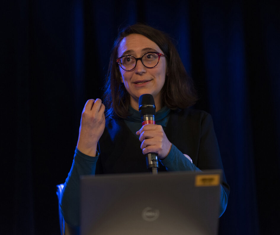 photo de Fanette Moulin en conférence